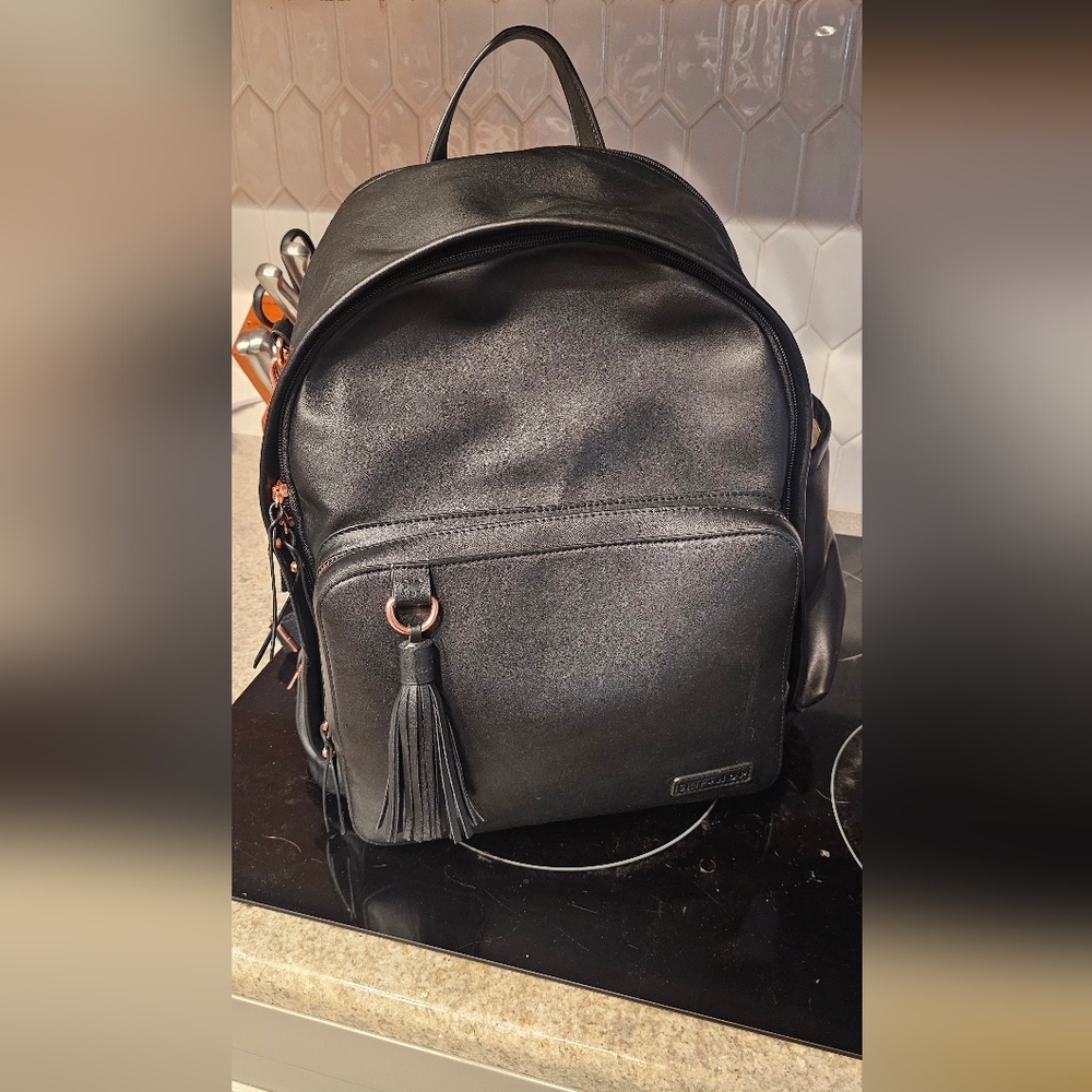 Skip*HOP Greenwich diaper backpack black
